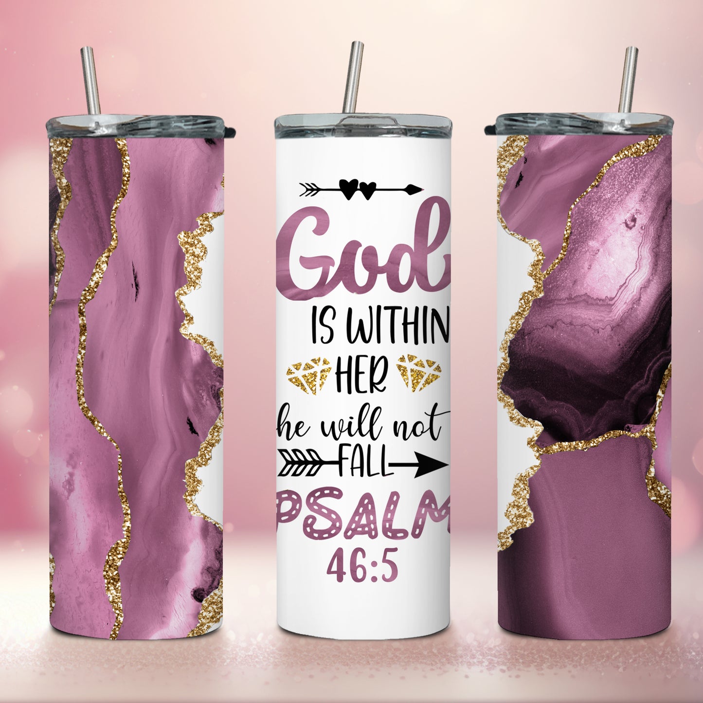 Psalm 46:5 20oz tumblers