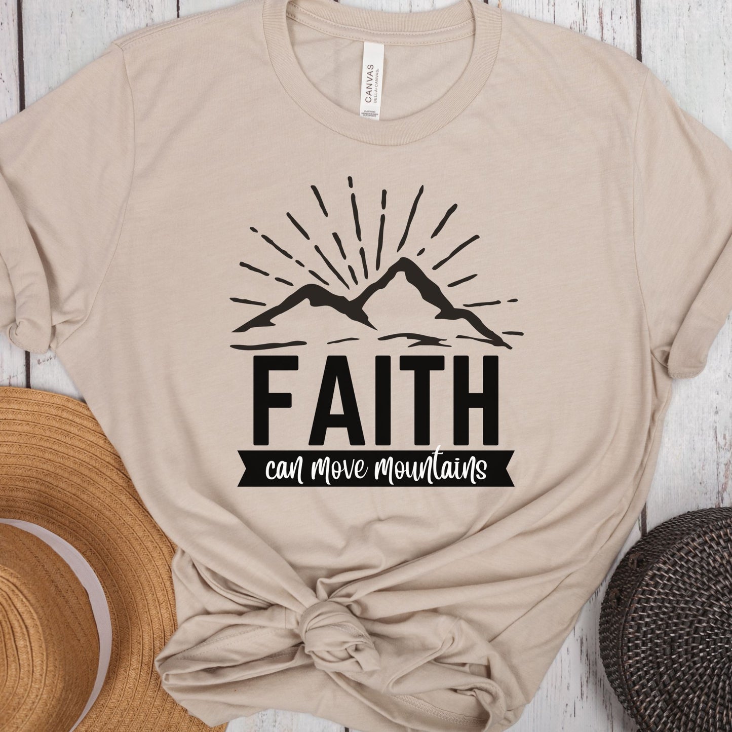 Faith moves mountains Tshirt