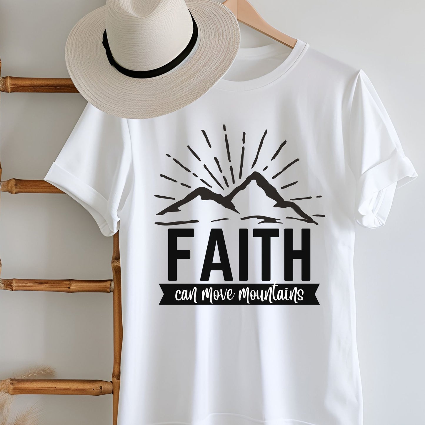 Faith moves mountains Tshirt