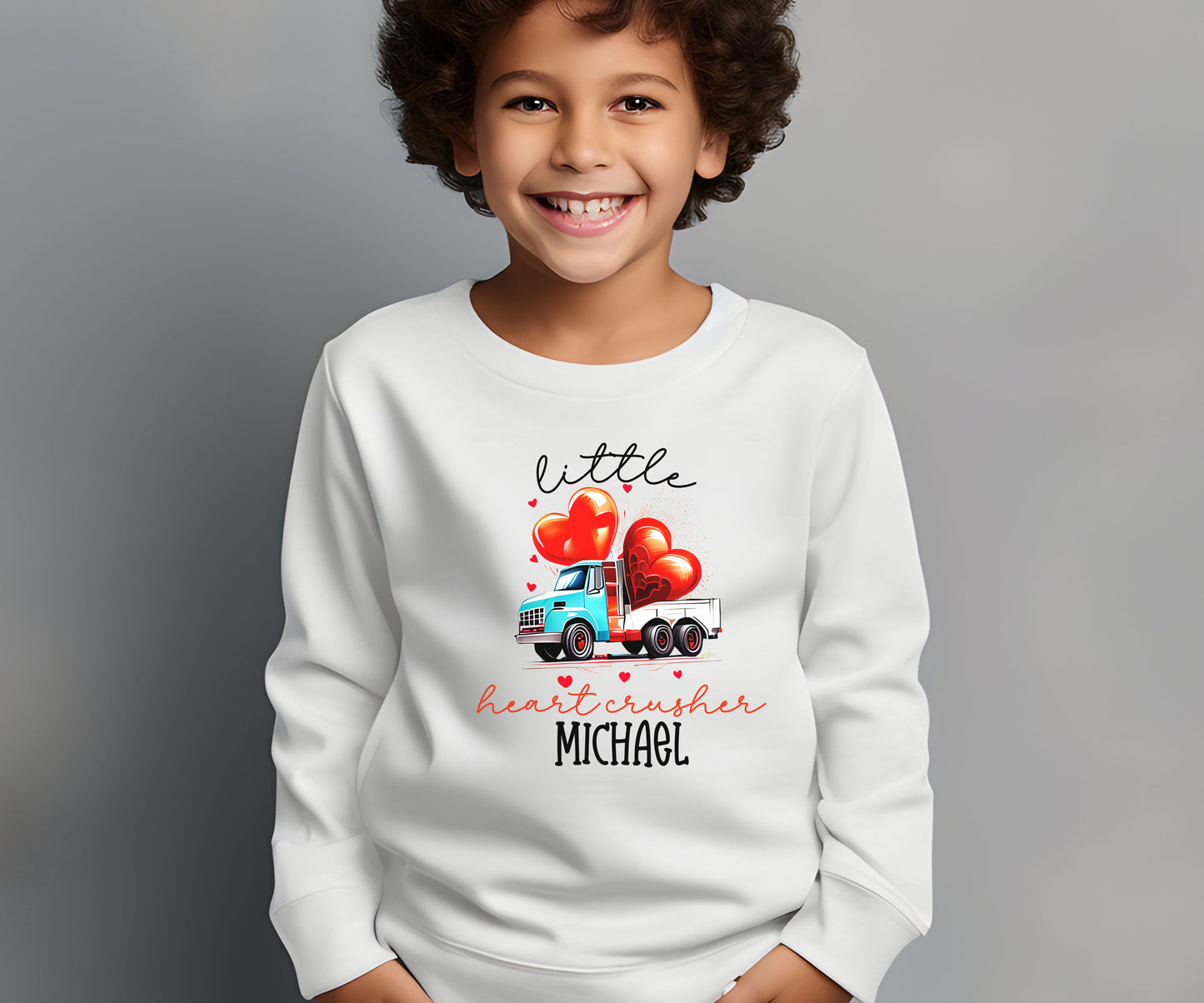 Kids valentines day custom_made sweatshirt